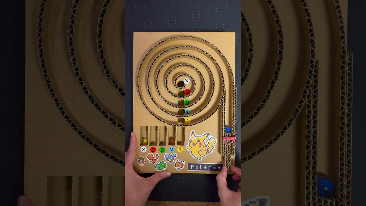 Marble ball game↑how to make↑作り方↑ - YouTube