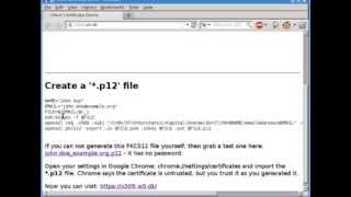 Client Certificate Authentication Login Demo