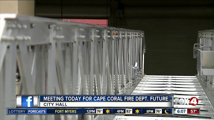 Future of Cape Coral Fire Department to be discussed at meeting