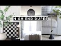 High end vs thrift store  diy high end home decor dupes