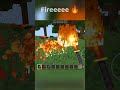 Fireeee 🔥 #gumblduf #minecraft #mcpe #gaming #shorts #fire