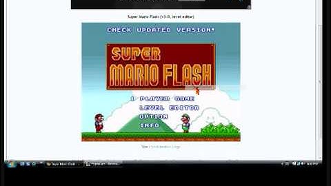 Super Mario Flash Cheats
