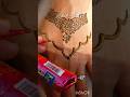 Elegant Arabic Bracelet Mehndi Design | Simple & Stylish Back Hand Mehndi #shorts