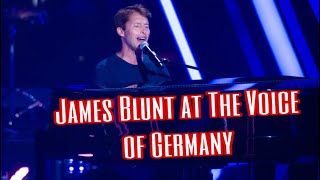 The Voice of Germany - James Blunt sings his own song Goodbye my lover Resimi