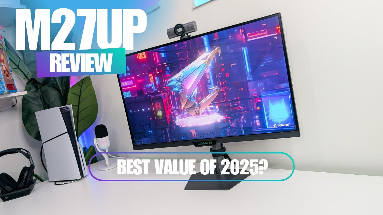 Monitor Dual Mode 4K 160Hz Unggulan Gamer Monitor GIGABYTE M27UP dengan Tactical Switch di mode gaming