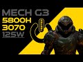 MECH G3 Tested Doom Eternal!  (5800H RTX 3070 125w)