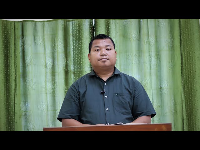 Gisikni On•ani | Morningson Sangma, Christian Education Sectretary, ABK-1 class=