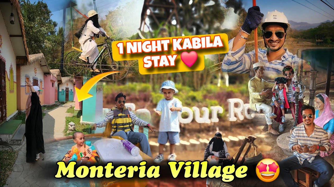Monteria Village Karjat Full Experience 😍 Activities Food 1 Night Stay at Kabila