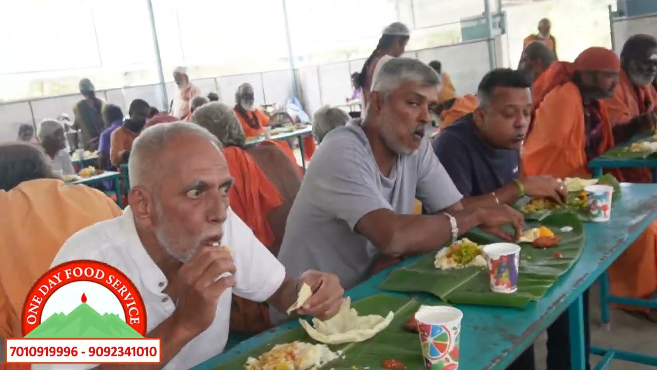 Feb 22 Tiruvannamalai Daily Annadhanam For Sadhus Shiva Devotees One Day Food Service Tiruvannamalai