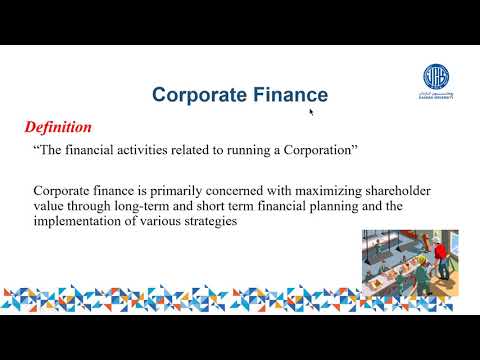 Corporate Finance Lectures