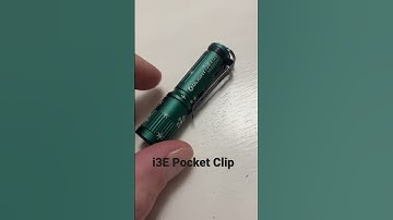 Pocket Clip for the Olight i3E - More Versatility for a Fantastic Light! #olight #flashlight #shorts