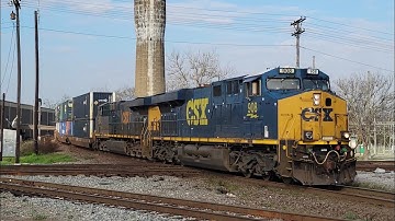 Long and Heavy CSX I125-25 Clears Cordele, GA 02/27/22