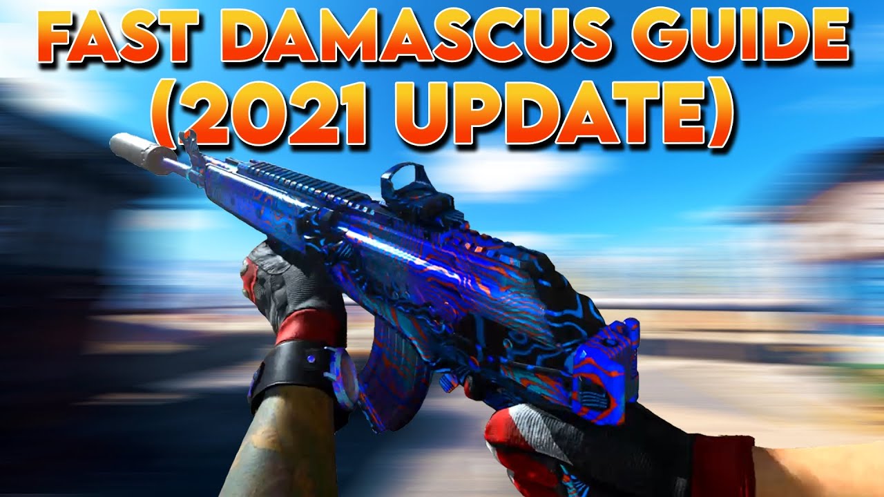 FASTEST Damascus/Platinum/Gold Unlock Method | 2021 (Modern Warfare: Shoot The Ship)