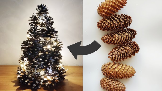 ❄ DIY Pinecone Christmas Tree Decorations ❄ 