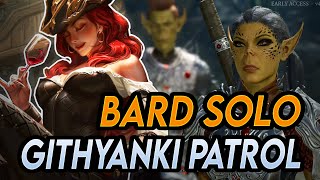 Baldurs Gate 3 Ea Valor Bard Solo Githyanki Patrol Boss Battle