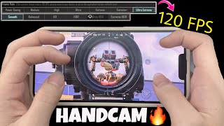 New 120 FPS🔥Best HANDCAM 5 Finger   Gyroscope | iPhone 13 Pro Max ❤️ Daxua GAMEPLAY PUBG Mobile