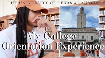 vlog: my university of texas orientation experience | Aria Rideaux
