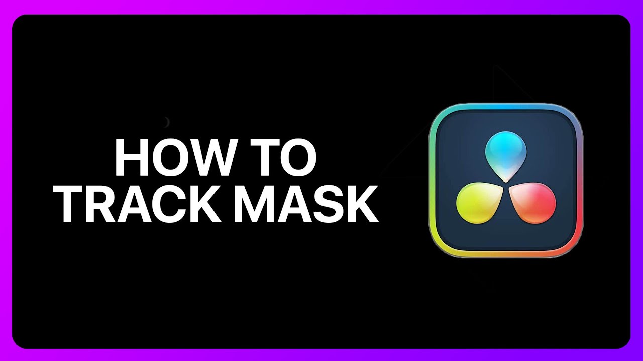 How To Track Mask In Davinci Resolve Tutorial - YouTube
