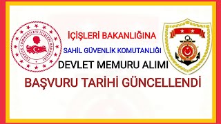 İçi̇şleri̇ Bakanliği Devlet Memur Atamasi Yapilacaksahi̇l Güvenli̇k Komutanliği Memur Alimi Yapacak