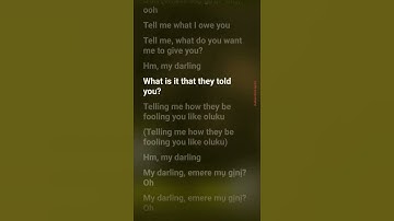 Thumbnail of My Darling - Chella ( lyrics) #lyrics #chella #viralvideo #mydarling #music #afrohouse #love