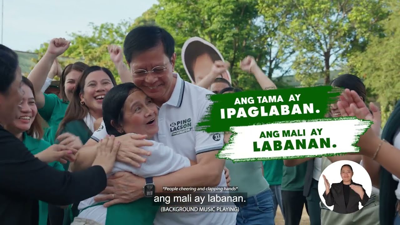 Si Ping Lacson ang Senador ko -- Ang Tama ay Pinaglalaban, Ang Mali Lalabanan!