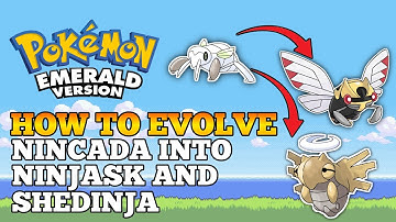 Pokemon Emerald | How To Evolve Nincada Into Ninjask And Shedinja