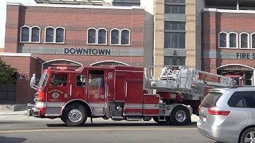 (Dispatch Broadcast) Riverside Fire Dept. Truck 1 Responding