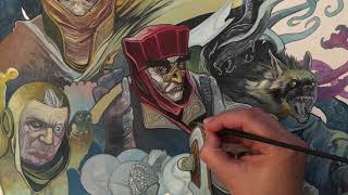 Shanth Enjeti Art: Process of Creating Indiegogo Artbook 2 screenshot 5
