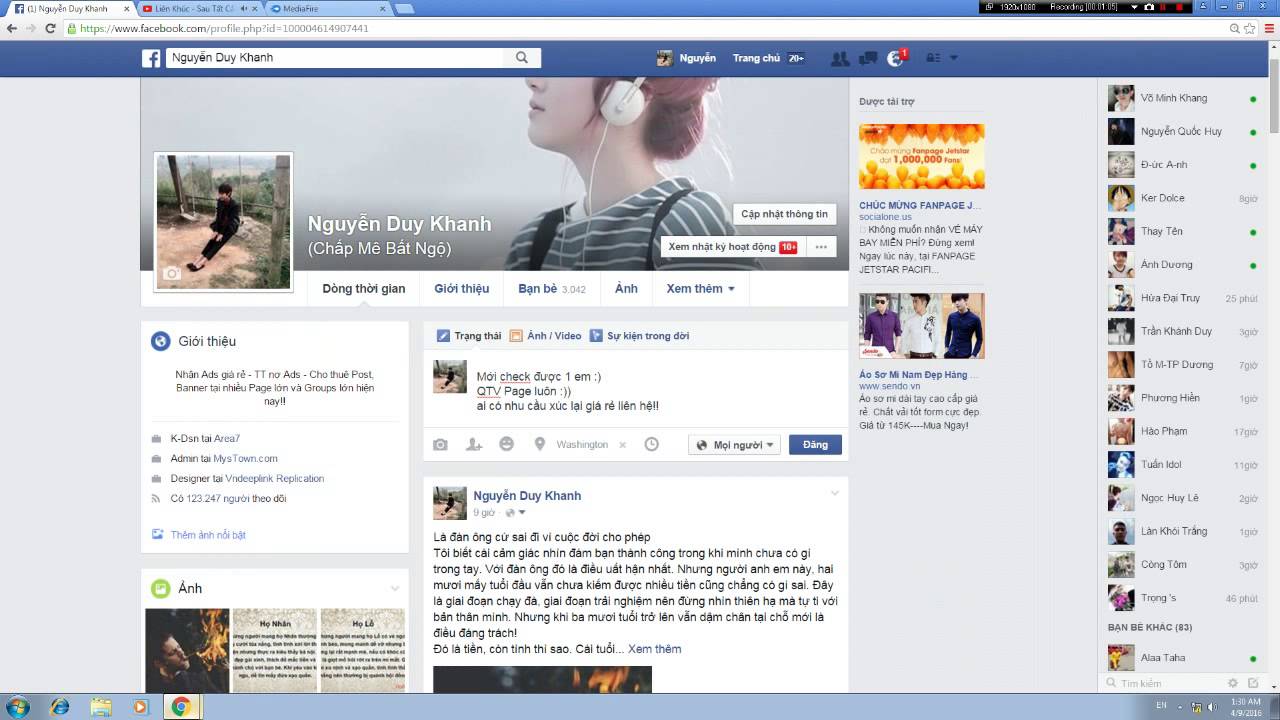 Bán Page Facebook 966K Like + 823K Like + 100K Like || K-Dsn || N.D.K