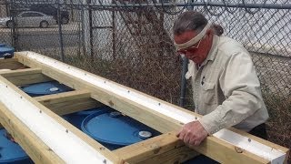 Natalia Texas Is Building  The First All Rain Gutter Grow System Community Garden!