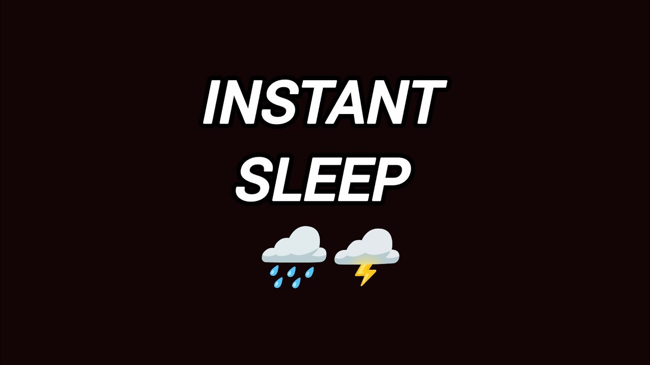 Torrential Rain Sounds for Deep Sleep 🌧️ | Powerful Rainstorm | Black Screen