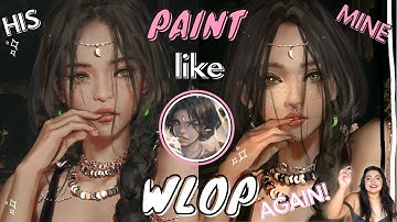 🤩WLOP Tutorial | @WLOP  Style Study (again!) 🎄