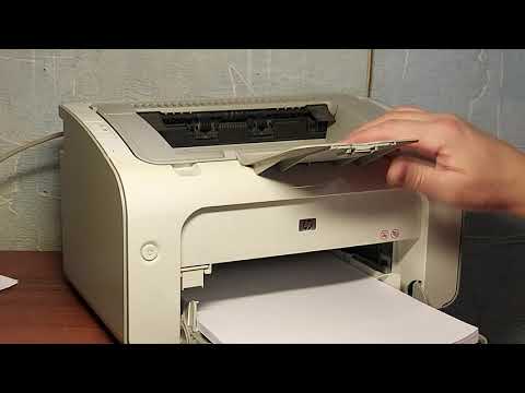 Замена картриджа в принтере HP LaserJet 1102