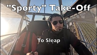 Winter Flight To Sleap In My 100hp Skyranger Nynja | Let&#39;s Go Flying