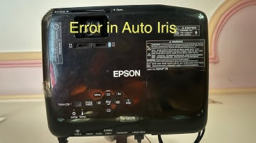 Epson projector EH-TW570 error in Auto Iris problem. #open #repair #epson