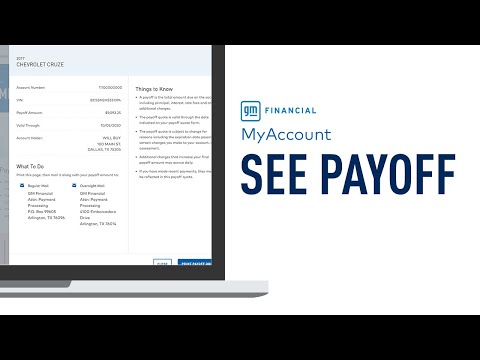 How to See PayOff Quote | GM Financial