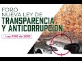 FORO NUEVA LEY DE TRANSPARENCIA Y ANTICORRUPCIÓN: Ley 2195 de 2022