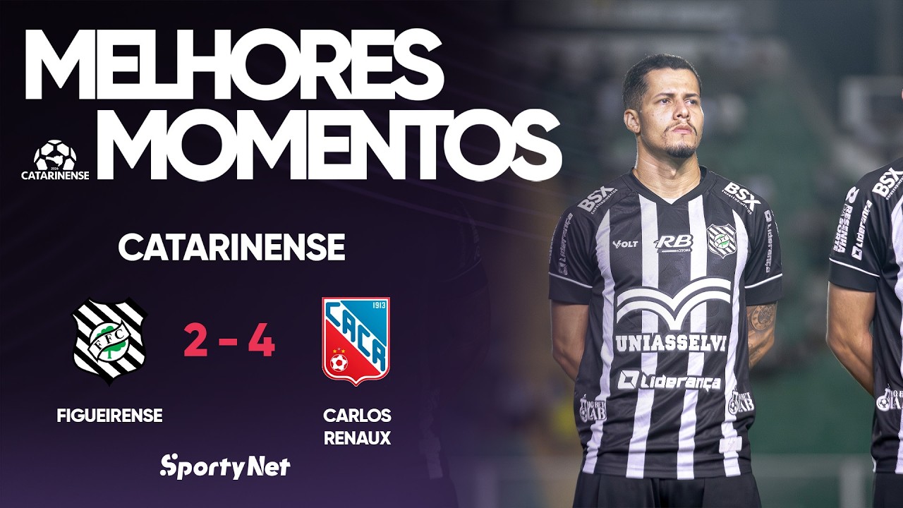 FIGUEIRENSE X CARLOS RENAUX TERMINA COM OS DOIS REBAIXADOS NO CATARINENSE! – Melhores Momentos