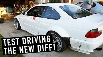 First Test Drive of the Quick Change Diff x E46 Hail Mary Build
