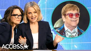 Tina Fey \& Amy Poehler's 'Weekend Update' Reveals Elton John As EGOT Winner at Emmys