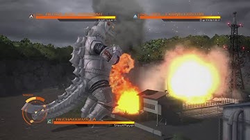 GODZILLA PS4 : MechaGodzilla vs Mecha King Ghidorah vs Kiryu