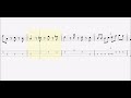 嶋大輔. 男の勲章（復活編）bass tab