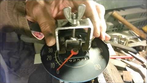 1966 GTO Speedometer Needle Removal