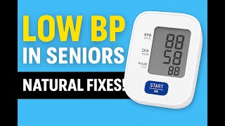 12 Natural Ways to Boost Low Blood Pressure in Seniors