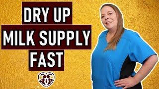 How To Dry Up Your Milk Supply Fast Proven Methods