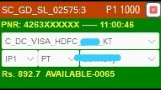 TBSOFT_V2 Tatkal Booking Software -- IRCTC Railway Ticket screenshot 4