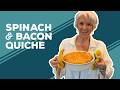 Love & Best Dishes: Spinach and Bacon Quiche Recipe | Easter Breakfast Ideas