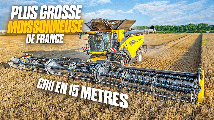 3 JOURS AVEC LA PLUS GROSSE MOISSONNEUSE DE FRANCE 😲 - Moisson 2024 avec la nouvelle CR11 🤩