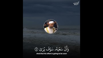 (وأن ليس للإنسان إلا ماسعى) تلاوة خاشعة ورائعة || الشيخ حسن صالح || حالات واتس