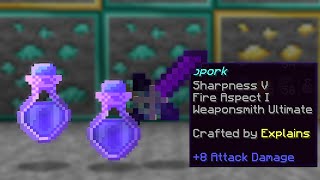 we got SHARPNESS 6 in HYPIXEL UHC